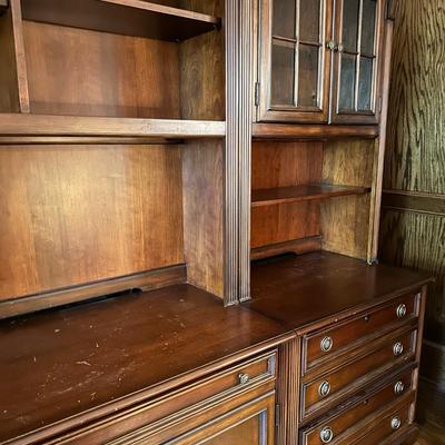 COMPUTER DESK BOOK CASE WALL UNIT