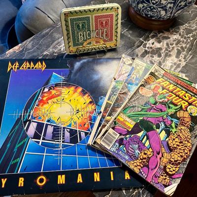 DEF LEPPARD ALBUM, COMIC BOOK LOT