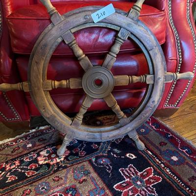 Sale Photo Thumbnail #966: WOOD SHIPS WHEEL 24"