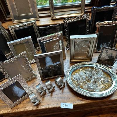SILVER PICTURE FRAME LOT