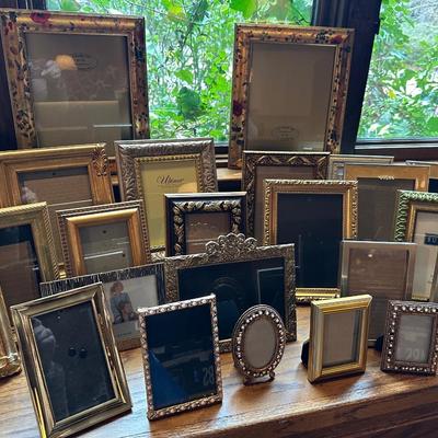 GOLD PICTURE FRAME LOT