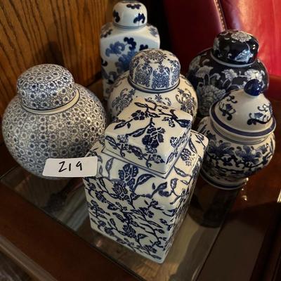 BLUE WHITE DÉCOR LOT