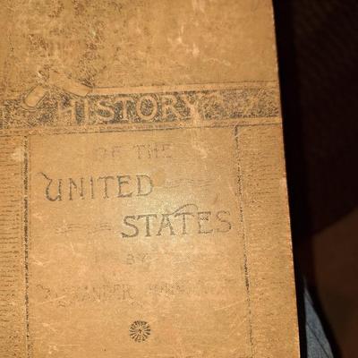 "History of the United Stated" Book circa 1894