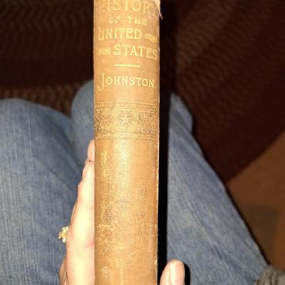 "History of the United Stated" Book circa 1894