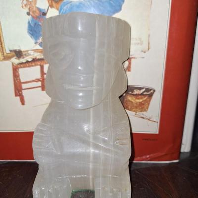 Carved Figures Bookends