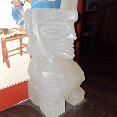 Carved Figures Bookends