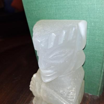 Carved Figures Bookends