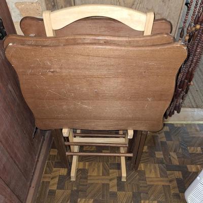 3 TV Trays w/ Stand