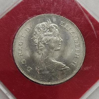 Princes Charles Lady Diana Spencer Royal Wedding 1981 Commemorative Crown Coin.