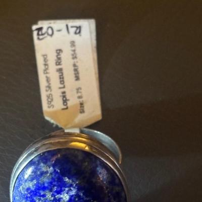 LARGE Lapis Lazuli Ring NWT $54.99 size 8.75