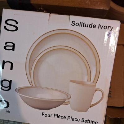 3 box of "Solitude Ivory" Dishes