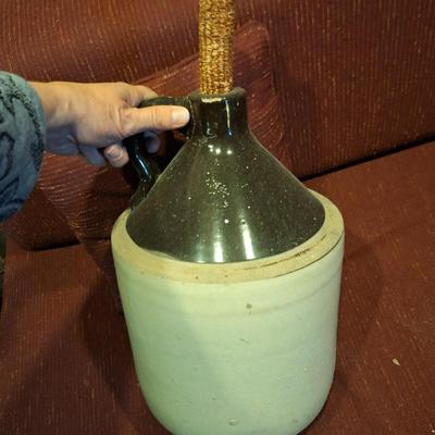 Salt glazed jug