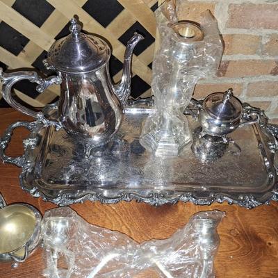 15 pc Silver plated set