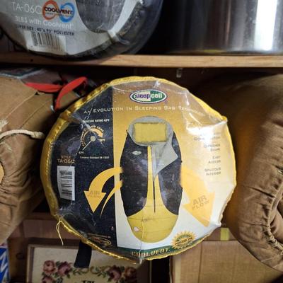 4 sleeping bags