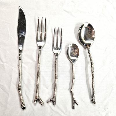 Signed Twigware by Michael Aram Flatware