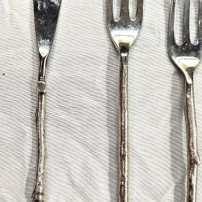 Signed Twigware by Michael Aram Flatware