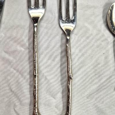 Signed Twigware by Michael Aram Flatware
