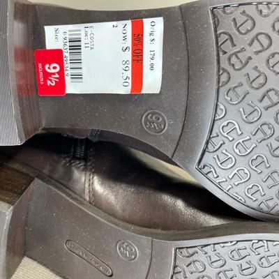 Etienne Aigner Tall Leather Boots 9.5