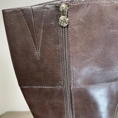 Etienne Aigner Tall Leather Boots 9.5