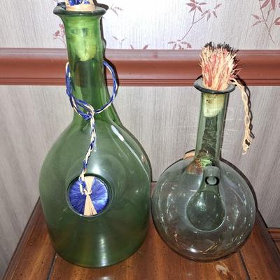 2 Italian Brandy Decanters