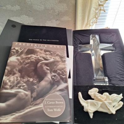 Frederick Hart Sculpture The Cross of the Millennium with original box