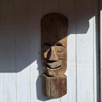 Tiki OUtdoor wall art