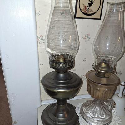 2 oil lamp