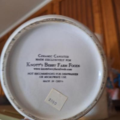 Knotts Berry Farms canister