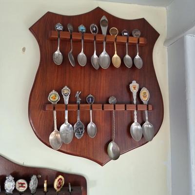 Shield Spoon Lot