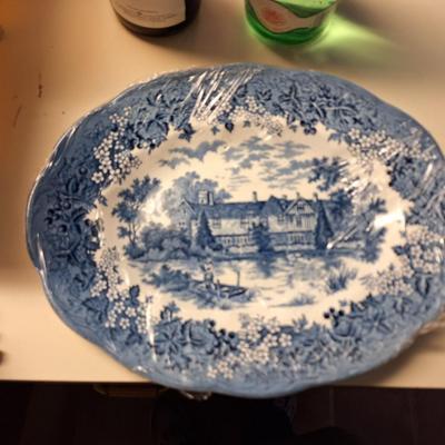 Romantic England serving platter