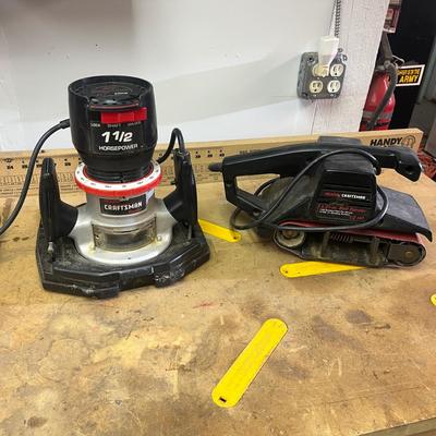 Craftsman Router & Belt Sander (B1-MG)