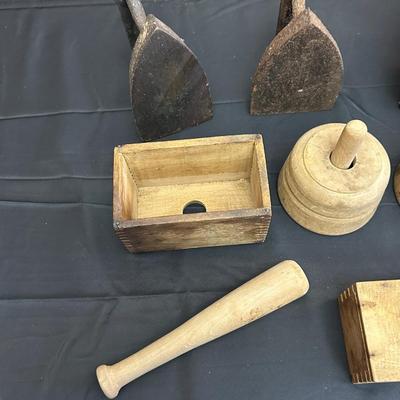 Butter Molds & Antique Irons