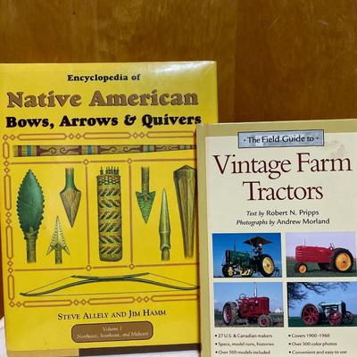 Native American and tractor books