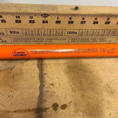 Canadian Flexi Drills Telescopic Wire Retriever & Ridgid Drain Cleaner (B1-MG)