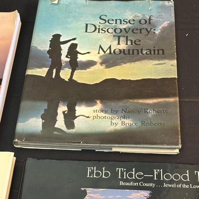 Collection of Books Exploring the Beauty of the Low Country and Great Smoky Mountains