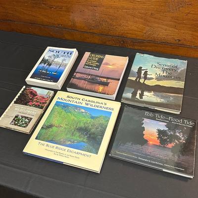 Collection of Books Exploring the Beauty of the Low Country and Great Smoky Mountains