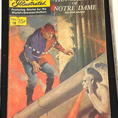 Collection of Books and Cliffs Notes covering Classics by Shakespeare, Faulkner & Dickens