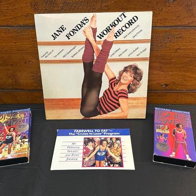 Jane Fonda’s Workout Record and Richard Simmons Exercise Tapes