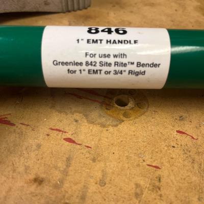 Ideal 1” Conduit Bender with Greenlee 846 Handle (B1-MG)