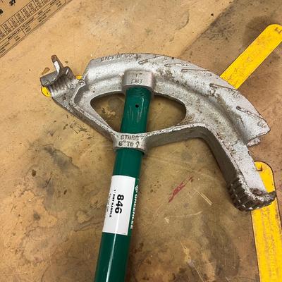 Ideal 1” Conduit Bender with Greenlee 846 Handle (B1-MG)