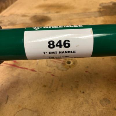 Ideal 1” Conduit Bender with Greenlee 846 Handle (B1-MG)