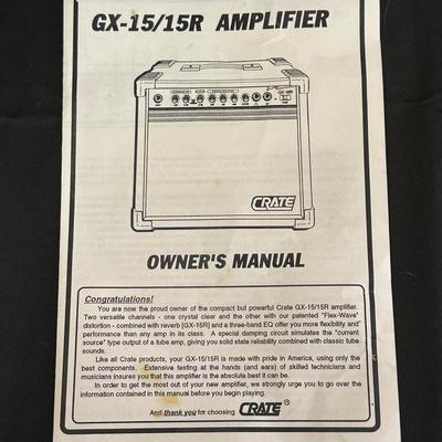 Crate GX-15/15R Amplifier