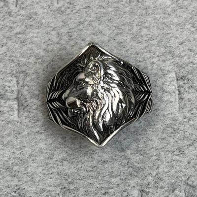 Lion Sterling Ring size 11