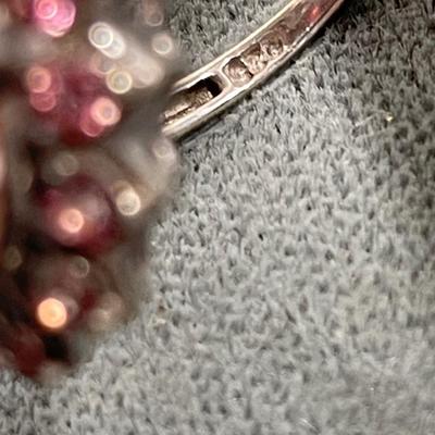 Rhodocrosite Sterling Ring 7