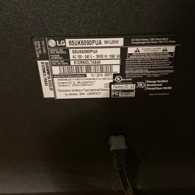 65” LG Flatscreen Smart TV (D-BM)