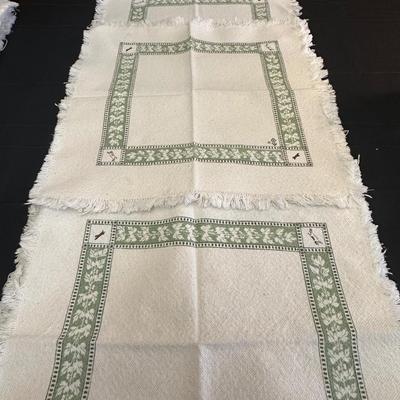 Collectors Glasses from The Kentucky Derby, Linen Placemats & Napkins
