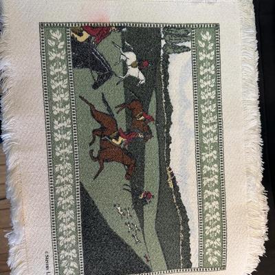 Collectors Glasses from The Kentucky Derby, Linen Placemats & Napkins