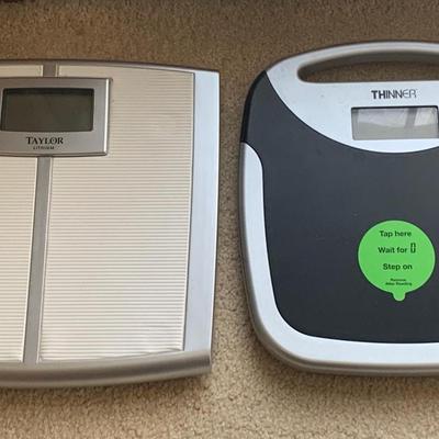 2 Bathroom Scales - Taylor Lithium and other.