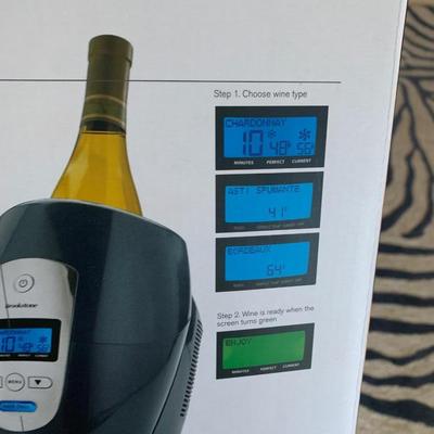 Brookstone Iceless Wine Chiller In Box