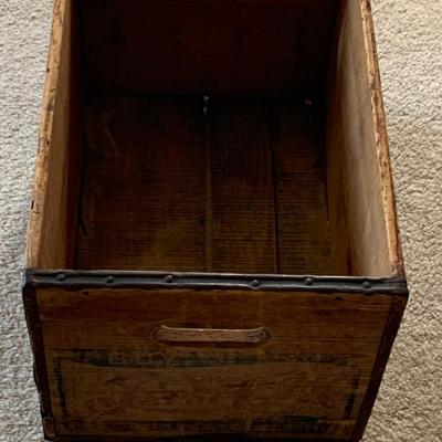 Antique Wood Pepsi Soda Crate